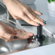 Дозатор для кухонної мийки чорний врізний Nett DFB-300 Фото 4 з 6