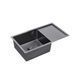 Кухонна мийка Kroner KRP Schwarze - 7844HM PVD (3/1 мм) Фото 3 з 8