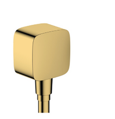 Фото Шланговое подключение Hansgrohe FixFit E с обратным клапаном Polished Gold Optic (26457990)