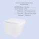Акційний набір: Унітаз підвісний Jay Ultra Quiet QT07335177W 485х360х320 + Tern Ultra Quiet QT17332303ASW 490x365x325 Фото 6 з 8