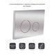 Панель змиву для унітаза Qtap Nest QT0111M11112CRM Фото 3 з 5