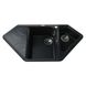 Гранітна мийка Globus Lux GARDA 1000х500мм, чорний Фото 1 з 5