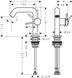 Смеситель для умывальника Hansgrohe Tecturis S EcoSmart+ хром (73321000) Фото 3 из 3