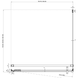 душевая кабина Cool! COSD1 90 + COPS 90 белый мат. TRANSPARENT Фото 4 из 4