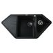 Гранітна мийка Globus Lux GARDA 1000х500мм, чорний металік Фото 1 з 5
