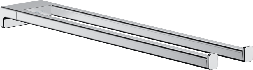 Фото Hansgrohe AddStoris Полотенцедержатель 44.5 см двойной неподвижный Chrome (41770000)