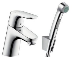 Фото Змішувач для умивальника з гігієнічним душем Hansgrohe Focus 31926000