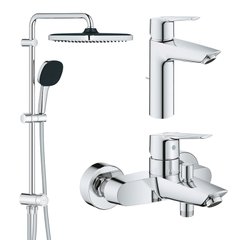 Фото Набір змішувачів 3 в 1 для ванної кімнати із системою Flex M-Size Grohe QuickFix Start UA202305RM