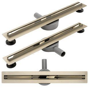 Фото Трап для душа REA NEO SLIM MIRROR GOLD PRO 90 см (REA-G5605)