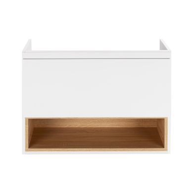 Фото Тумба подвесная Qtap Robin 900х580х500 WHITE/WHITISH OAK QT1374TPВ9001NWWO