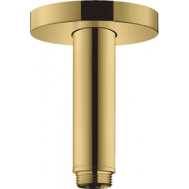 Фото Кронштейн для верхнего душа с потолка Hansgrohe S 100 мм Polished Gold Optic (27393990)