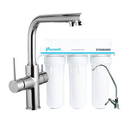 Фото Комплект: Imprese DAICY змішувач для кухні, Ecosoft Standart система очищення води (3х ступінчаста) 55009-F + FMV3ECOSTD