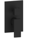 Смеситель скрытого монтажа Paffoni Elle, на 3 потребителя, черный матовый (EL019NO/M) Фото 1 из 2