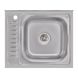 Кухонна мийка Lidz 6050-R 0,6 мм Satin (LIDZ6050R06SAT) Фото 1 з 7