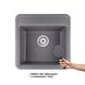 Кухонна мийка Qtap CS 5151 Grey (QTCS5151GRE) Фото 2 з 5