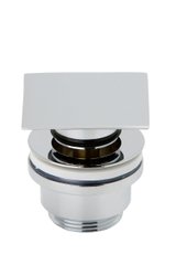 Фото Сливной вентиль (донный клапан) для раковины Genebre Kenjo, click pop-up, 1 1/4" (100204 45)