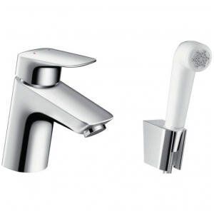 Фото Смеситель для умывальника с гигиеническим душем Hansgrohe Logis 71290000