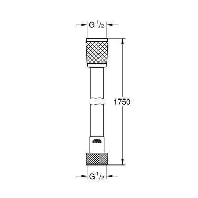 Фото Шланг для душа Grohe QuickFix VitalioFlex Trend 287422432