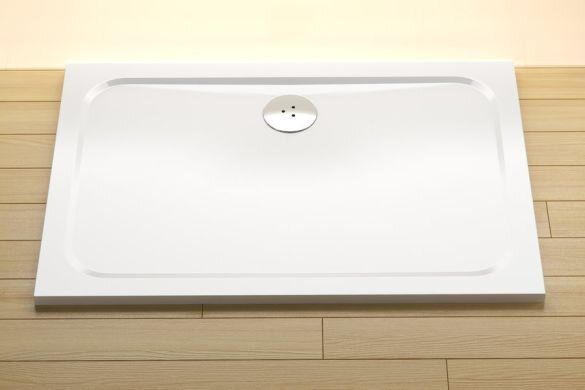 Фото Піддон для душових кабін Ravak GIGANT PRO Chrome 100x80, прямокутний, литий мармур, XA04A401010