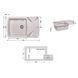 Кухонна мийка Lidz 770х490/200 MAR-07 (LIDZMAR07770490200) Фото 2 з 7