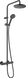 Душова система Hansgrohe Vernis Blend Showerpipe 200 1jet EcoSmart з термостатом Matt Black (26089670) Фото 1 з 2