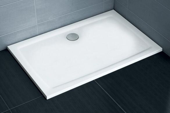 Фото Піддон для душових кабін Ravak GIGANT PRO Flat 100x80, прямокутний, литий мармур, XA03A411010
