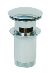 Фото Сливной вентиль (донный клапан) для раковины Genebre Tau, click pop-up, 1 1/4" (100210 45)