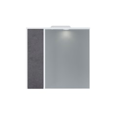 Фото Зеркальный шкаф с подсветкой 75 см, левый, базальт AM.PM Gem S M91MPL0751BF38