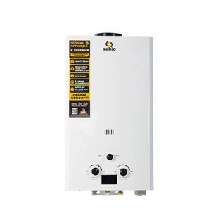 Фото Газова колонка дим. Sabio 10 л white (JSD20-A21)
