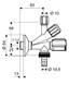 Вентиль угловой Schell COMFORT 1/2 комбинированный с фильтром, хром 035600699 Фото 3 из 3