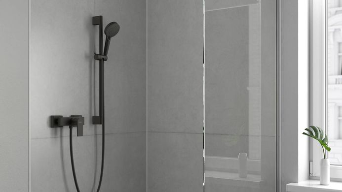 Фото Ручной душ Hansgrohe Vernis Blend Vario, 2 режима, черный матовый (26270670)
