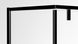Душова кабіна Eger A LÁNY 100x100x195 см, п'ятикутна, розстібна, чорний матовий, скло прозоре 599-553/1 Black Фото 2 з 6