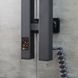 Полотенцесушитель электрический Navin Силуэт Квадро 90х1200 Sensor правый, чёрный муар (12-234053-0912) Фото 4 из 8