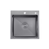Кухонная мойка Kroner KRP Schwarze - 5050HM PVD (3.0/1.0 мм)