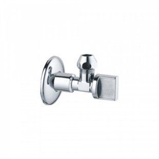 Фото Кран кутовий REIGER 1/2"x3/8" з цангою (6555433)