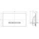 Клавіша змиву Villeroy & Boch ViConnect E300 хром (92218061) Фото 3 з 3