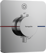 Зовнішня частина термостата без прихованої частини HANSGROHE ShowerSelect Comfort Q хром (15581000)