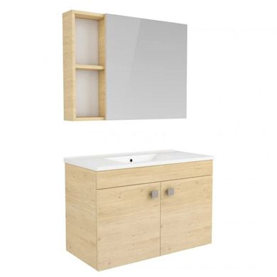 Фото Комплект мебели для ванной комнаты RJ ATLANT 80 см, дуб (RJ02800OK)