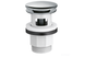 Донный клапан для умывальников с переливом Hansgrohe push-open хром (50105000) Фото 2 из 3