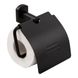 Тримач для туалетного паперу Qtap Liberty QTLIBBLM1151 Black Фото 4 з 4