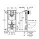 Інсталяція для унітазу Grohe QuickFix Solido 3 в 1 (38811KF0) Фото 2 з 7