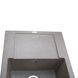 Гранитная мойка Globus Lux MALABI 780x500мм, мокко Фото 4 из 6