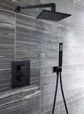 Фото Термостат для ванны/душа на 3 потребителя Paffoni ELLE черный матовый (LEQ519NO/M)