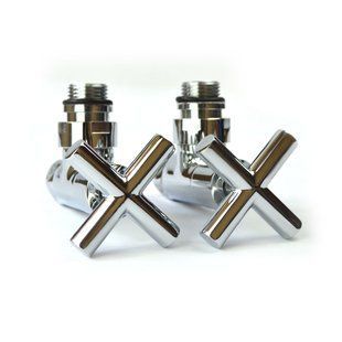 Кран кутовий для рушникосушарки Navin Raftec Premium 1/2x1/2 Chrome, 2шт. (25-031430-3012)