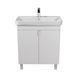 Тумба Мойдодыр Simple White 70-U белая универсальная с умывальником River 70 (00-0009270) Фото 4 из 8