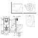 Комплект: Інсталяція Grohe 38772001 + Унітаз FEEL (RJ4545+38772001) Фото 2 з 2