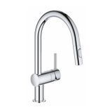 Фото Смеситель для кухни с выдвижным изливом Grohe Minta 32321002