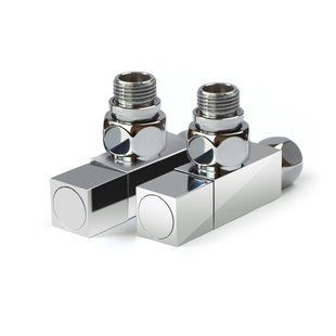 Кран кутовий для рушникосушарки Navin Raftec Quadro 1/2x1/2 Chrome,2шт. (25-033430-5012)