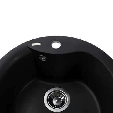 Фото Гранітна мийка Globus Lux TANA 485мм, чорний