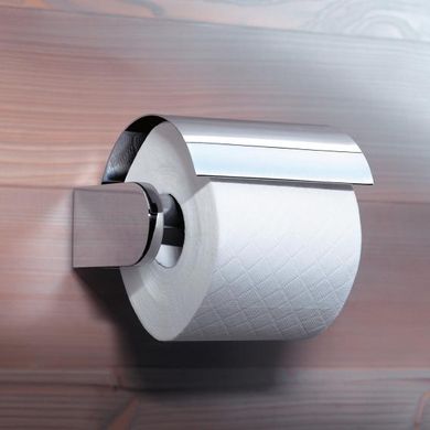 Фото Тримач для туалетного паперу з кришкою Keuco Edition 300 хром (30060010000)